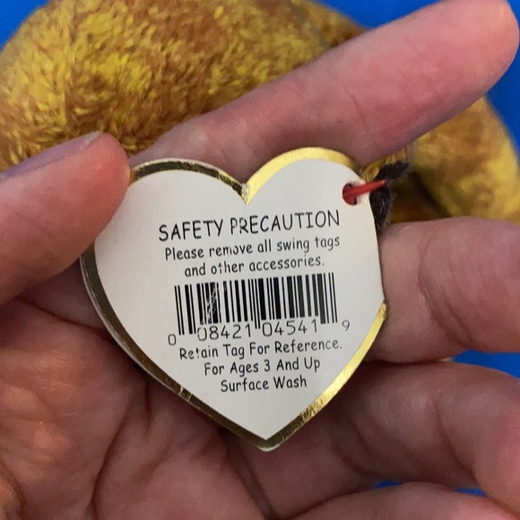 TY Beanie Baby Gizmo Lemur Auguest 21, 2001 NWTS ExcellentCondition - Picture 6 of 12